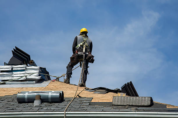 Professional Flat Roof Repair technician working in Ridgway, PA